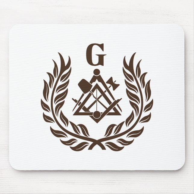 Freimaurersymbol Mousepad (Vorne)