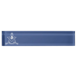 Freimaurersymbol Namensplakette