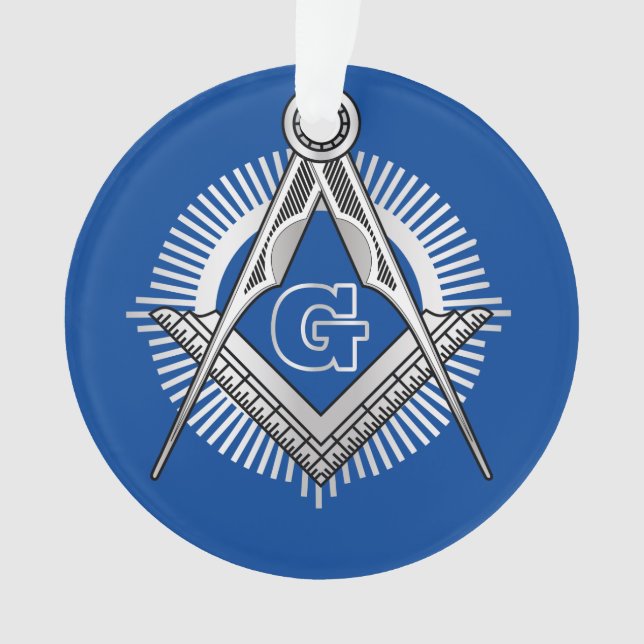 Freimaurersymbol Ornament (Vorderseite)
