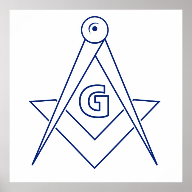 Freimaurersymbol Poster (Vorne)