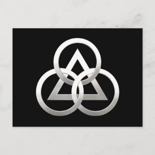 Freimaurersymbol Postkarte