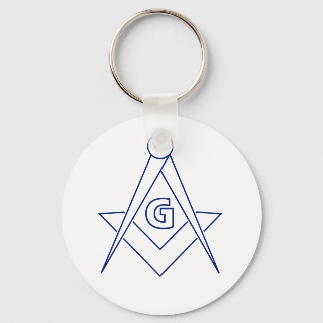 Freimaurersymbol Schlüsselanhänger (Vorderseite)