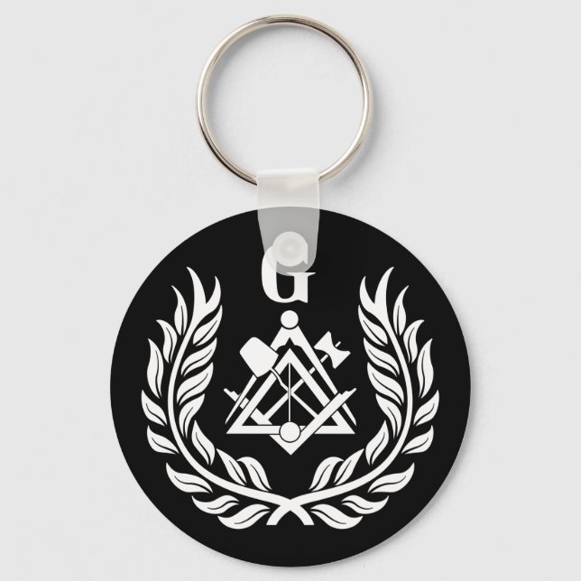 Freimaurersymbol Schlüsselanhänger (Vorderseite)