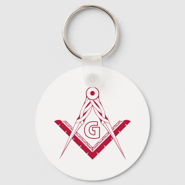 Freimaurersymbol Schlüsselanhänger (Vorderseite)