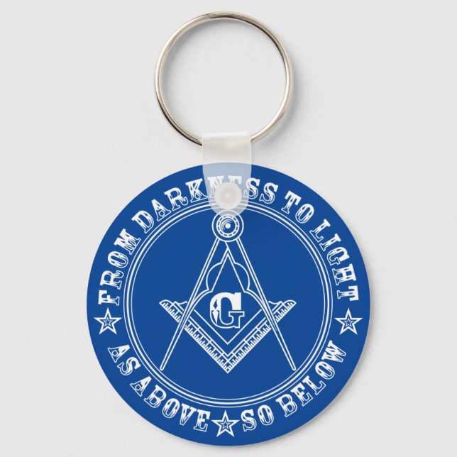 Freimaurersymbol Schlüsselanhänger (Vorderseite)