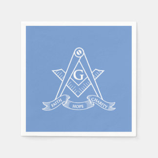 Freimaurersymbol Serviette
