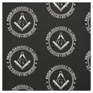 Freimaurersymbol Stoff