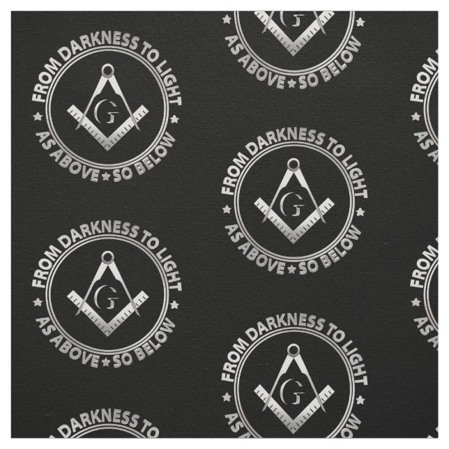 Freimaurersymbol Stoff (Muster)