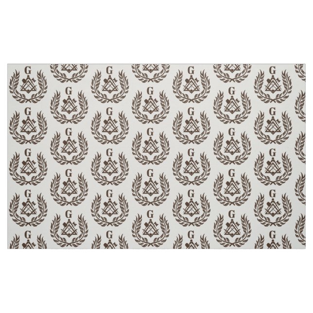 Freimaurersymbol Stoff (Fat Quarter (45,7 x 55,9 cm))