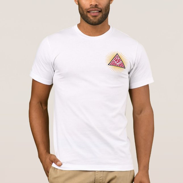Freimaurersymbol T-Shirt (Vorderseite)