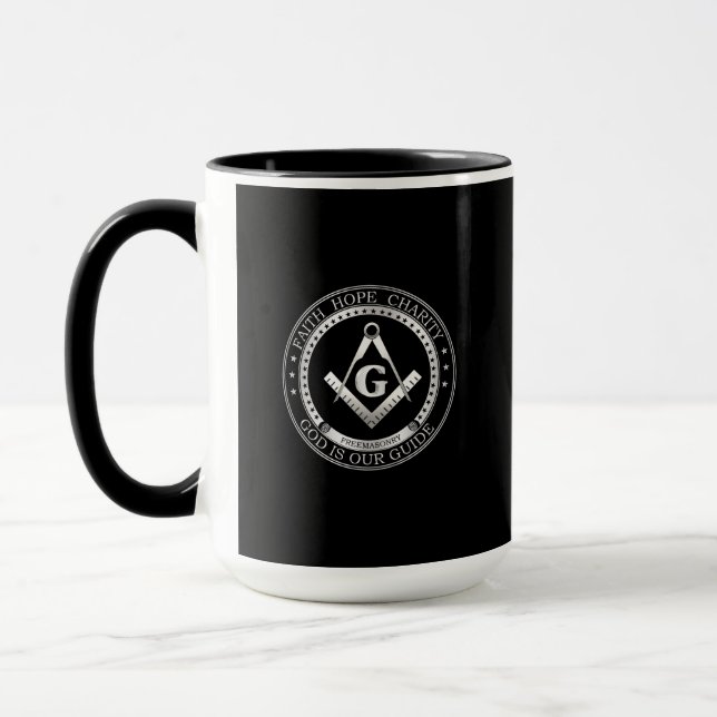 Freimaurersymbol Tasse (Links)