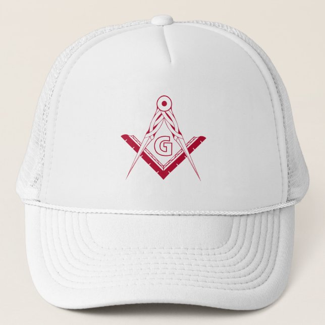 Freimaurersymbol Truckerkappe (Vorderseite)