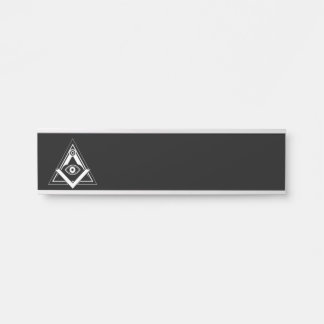 Freimaurersymbol Türschild