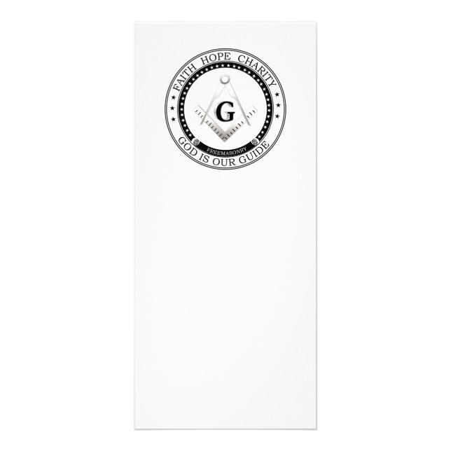 Freimaurersymbol Werbekarte (Vorne)