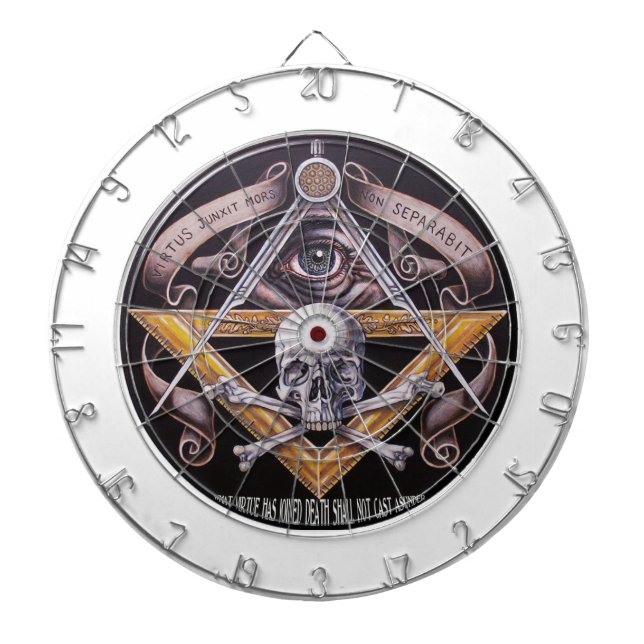 Freimaurervorzug Dartscheibe (vorne)