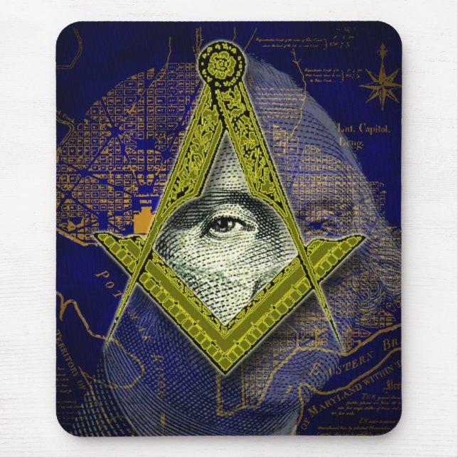 Freimaurerwashington Mousepad (Vorne)