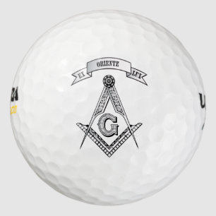Freimaurerzeichen Golfball