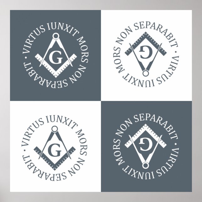 Freimaurerzeichen Poster (Vorne)