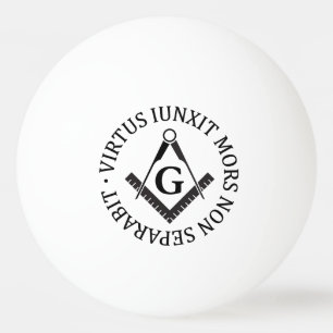 Freimaurerzeichen Tischtennisball