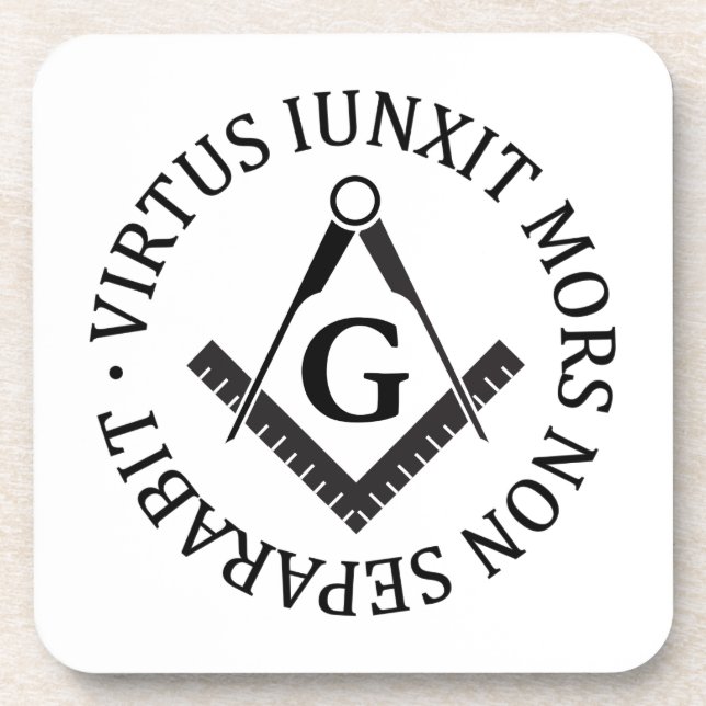Freimaurerzeichen Untersetzer (Vorderseite)