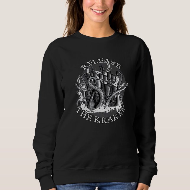 Freisetzung des Kraken Sweatshirt (Vorderseite)
