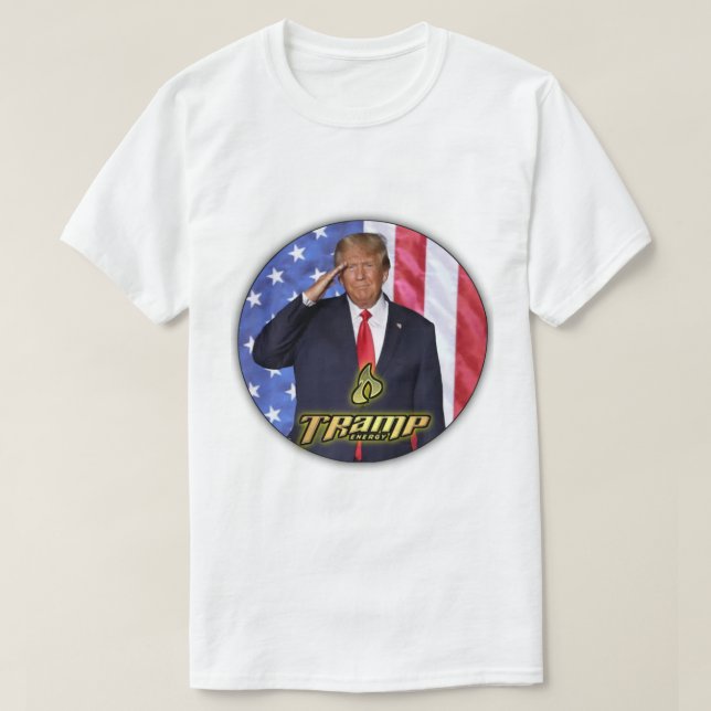 "Freisetzung von Tramp Energy" T-Shirt (Design vorne)