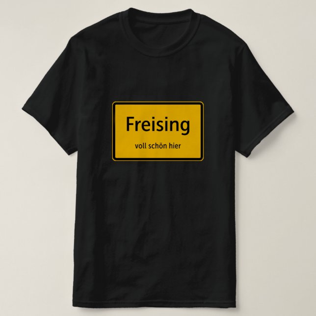 Freising Herren Männer T-Shirt Tshirt Shirt (Design vorne)