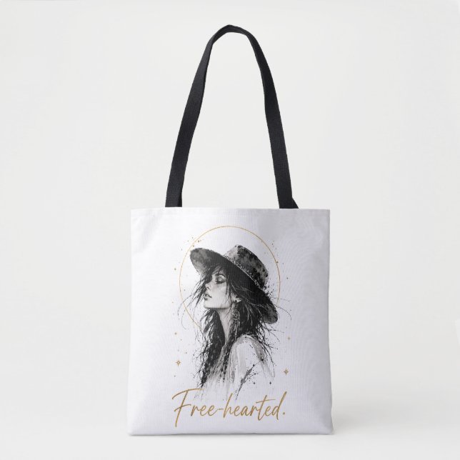 Freisinnige. Sonderedition Baumwoll-Boho-Tasche  (Vorderseite)