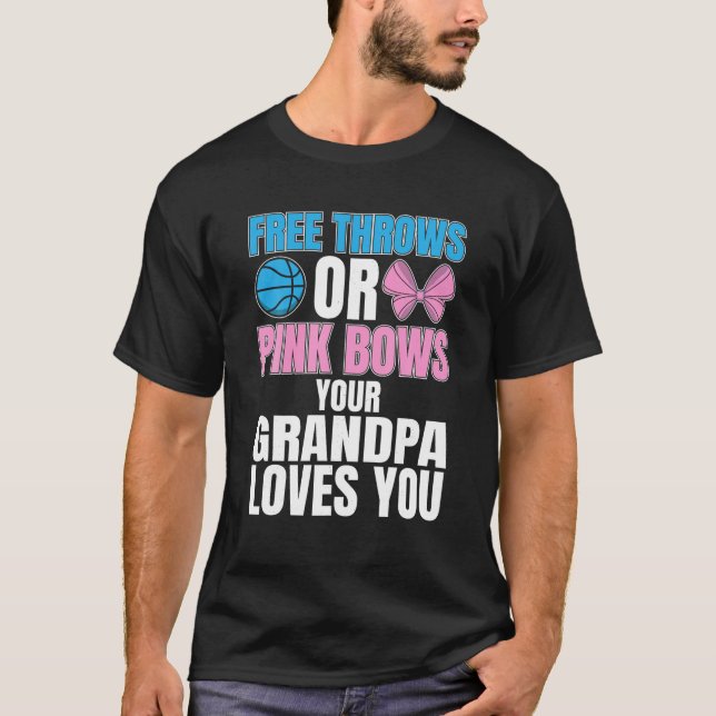 Freispiele oder rosa Schleifen Opa-Lieben, die Sie T-Shirt (Vorderseite)