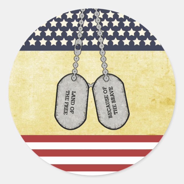 Freistaat Runder Aufkleber (Vorderseite)