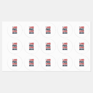 Freistaat Zuhause des Brave USA Shirt Etiketten