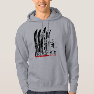 Freistil-Ski-Winter-Sport-Sweatshirt-Ski-Blatt Hoodie