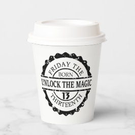 Freitag, 13. pappbecher