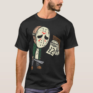 Freitag, 13. Sonniges Halloween Horror Film Spaß P T-Shirt