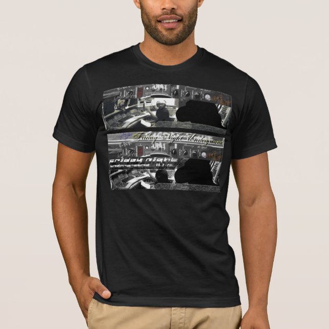 Freitag Abend Untergrund T-Shirt (Vorderseite)