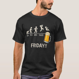 Freitag-Bier-Progression T-Shirt