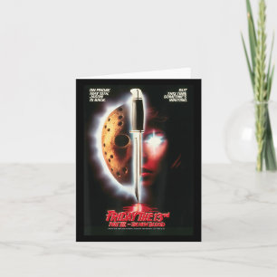 Freitag das 13. Halloween Design Jason ist zurück Karte