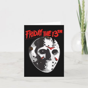 Freitag Das 13. Halloween Design Maske Art Karte