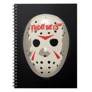 Freitag, den 13. Hockey Mask Graphic Notizblock