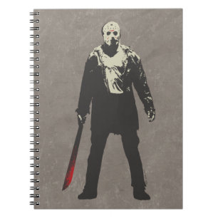 Freitag, den 13. Jason Voorhees Character Art Notizblock