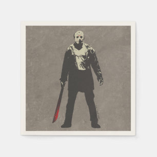 Freitag, den 13. Jason Voorhees Character Art Serviette