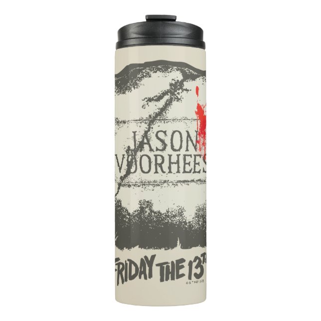 Freitag, den 13. | Jason Voorhees Headstone Thermosbecher (Vorderseite)