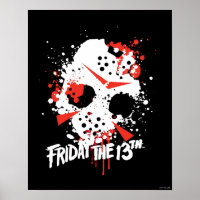 Freitag, den 13. | Paint Spritzer Hockey Mask