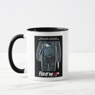 Freitag, den 13.   Silhouette Camp Theatrale Kunst Tasse