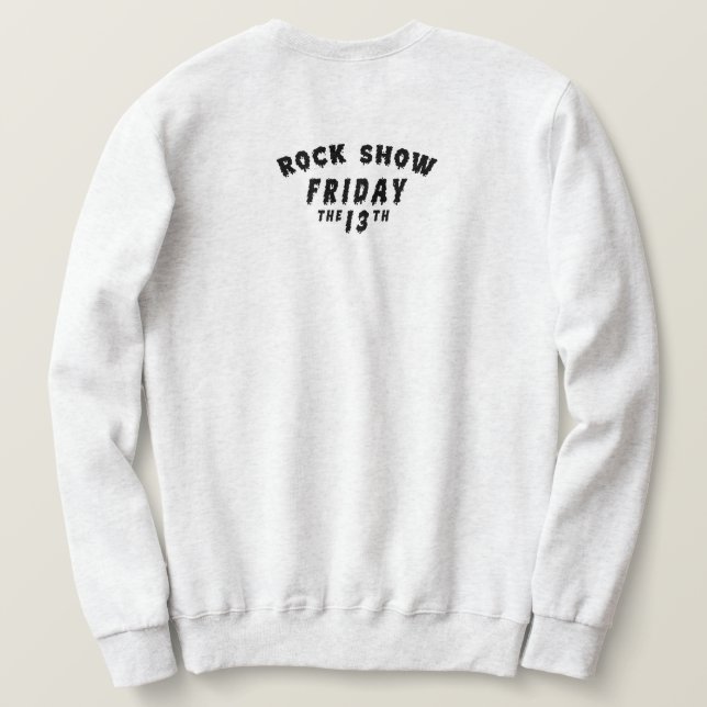 Freitag, den 13. sweatshirt (Design Rückseite)