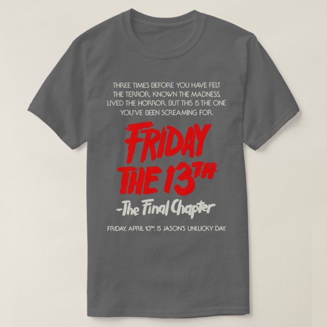 Freitag der 13. TShirt 1 (Design vorne)