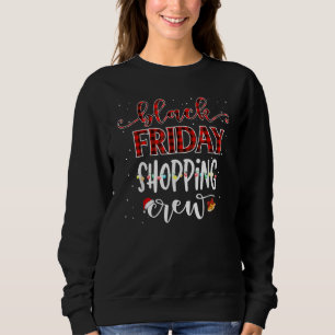 Freitag Einkaufsteam Weihnachten Schwarz Einkaufen Sweatshirt