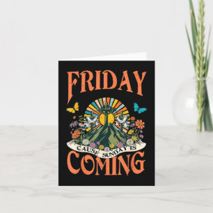 Freitag ist gut, weil Sonntag kommt christlich es Karte