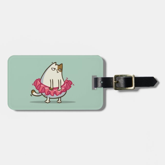 Freitag-Katze №1 Gepäckanhänger (Vorderseite horizontal)
