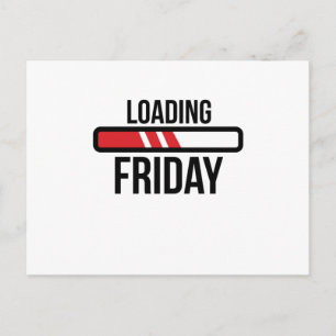 Freitag laden postkarte